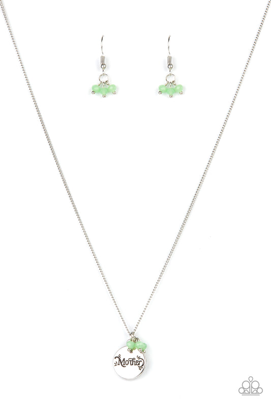 Warm My Heart Necklace - Green