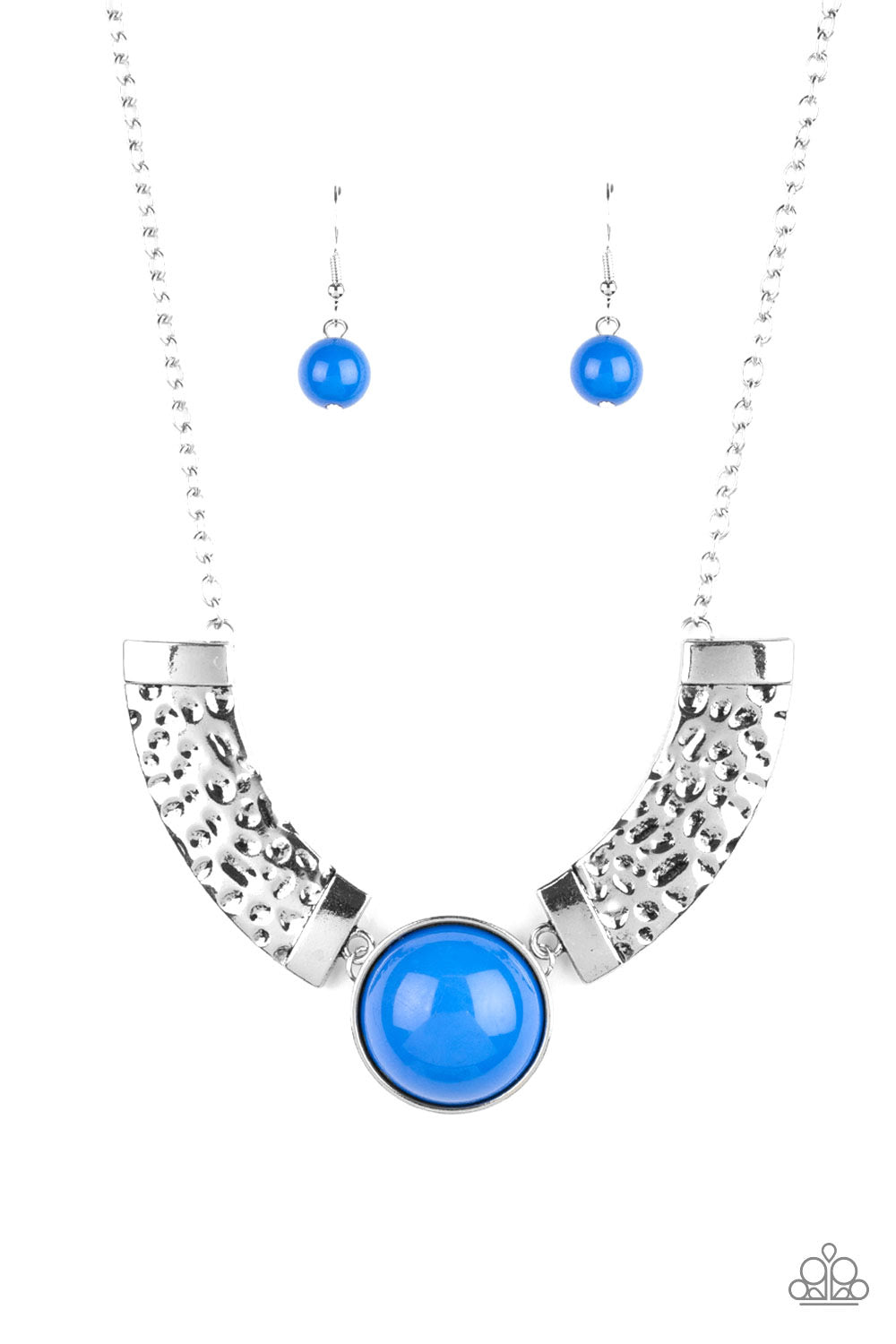 Egyptian Spell Necklace -Blue
