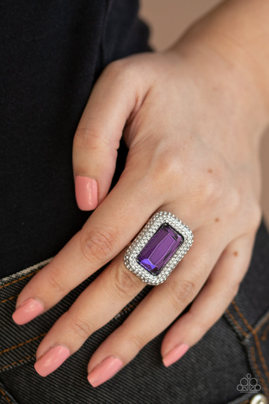 A Grand STATEMENT-MAKER Ring - Purple