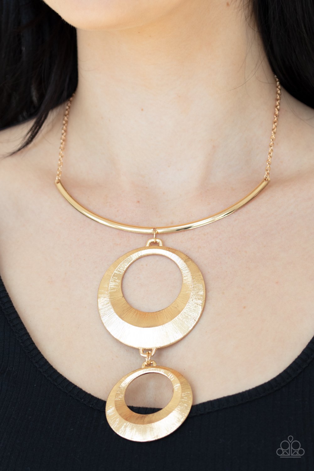 Egyptian Eclispe Necklace - Gold