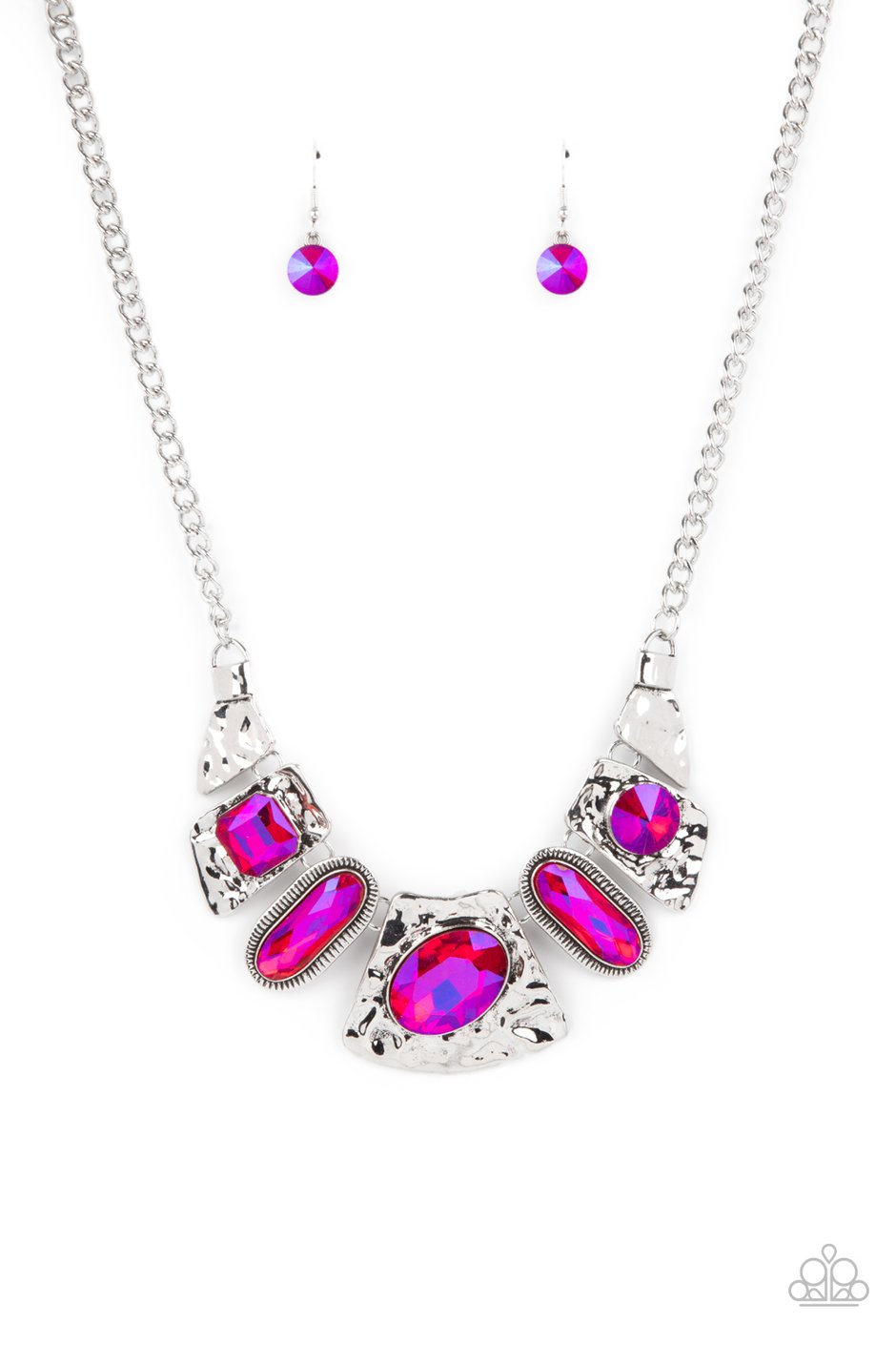 Futuristic Fashionista Necklace - Pink