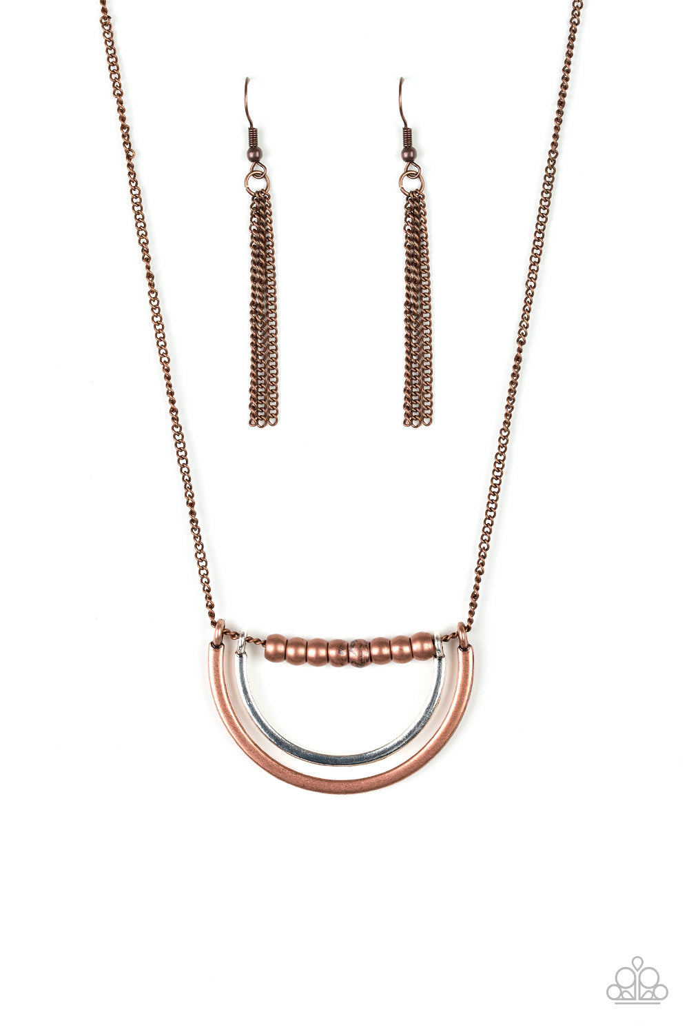 Artificial Arches Necklace - Copper
