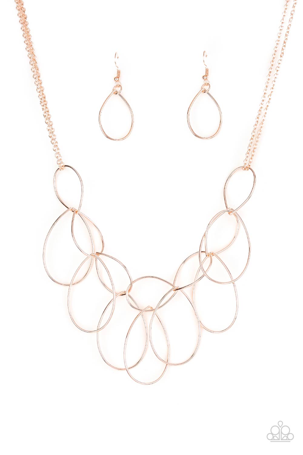 Top-TEAR Fashion Necklace - Rose Gold