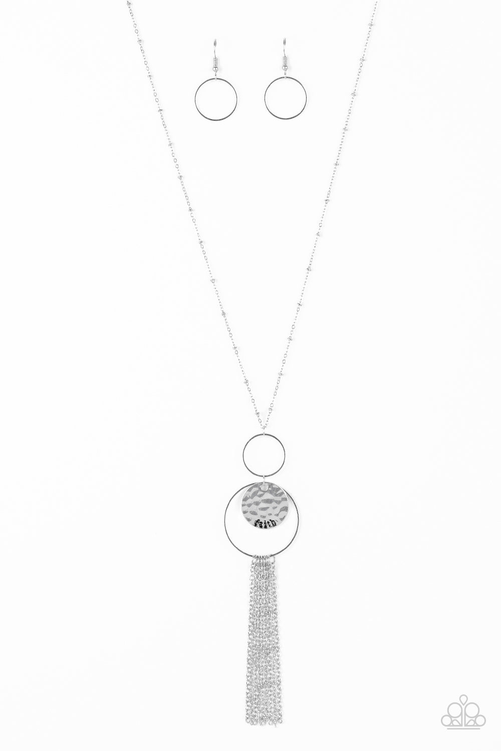 Faith Makes All Things Possible Necklace - Silver