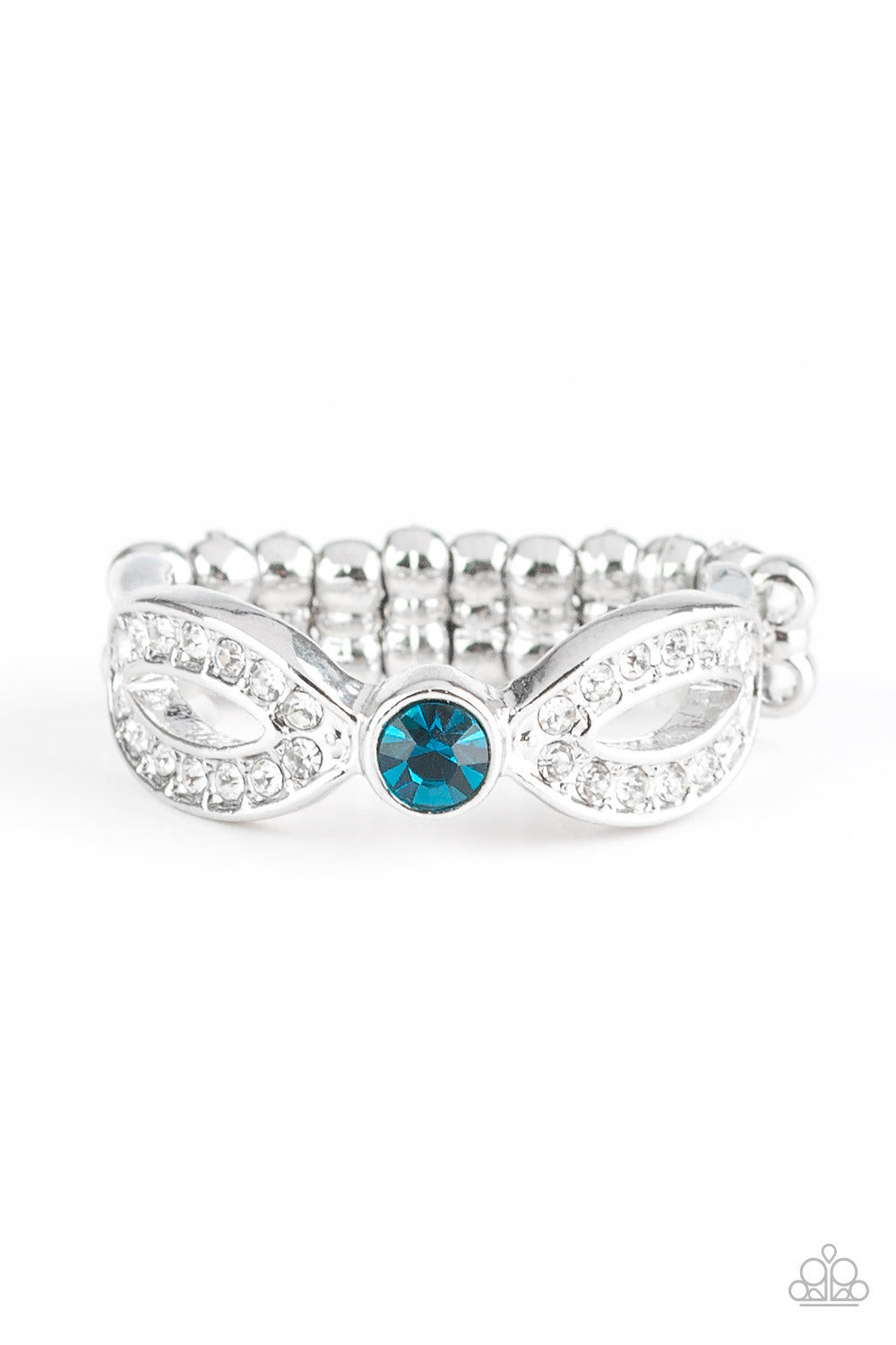 Extra Side Of Elegance Ring - Blue