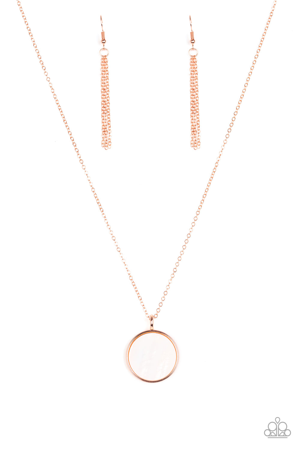 Shimmering Seashores Necklace - Copper