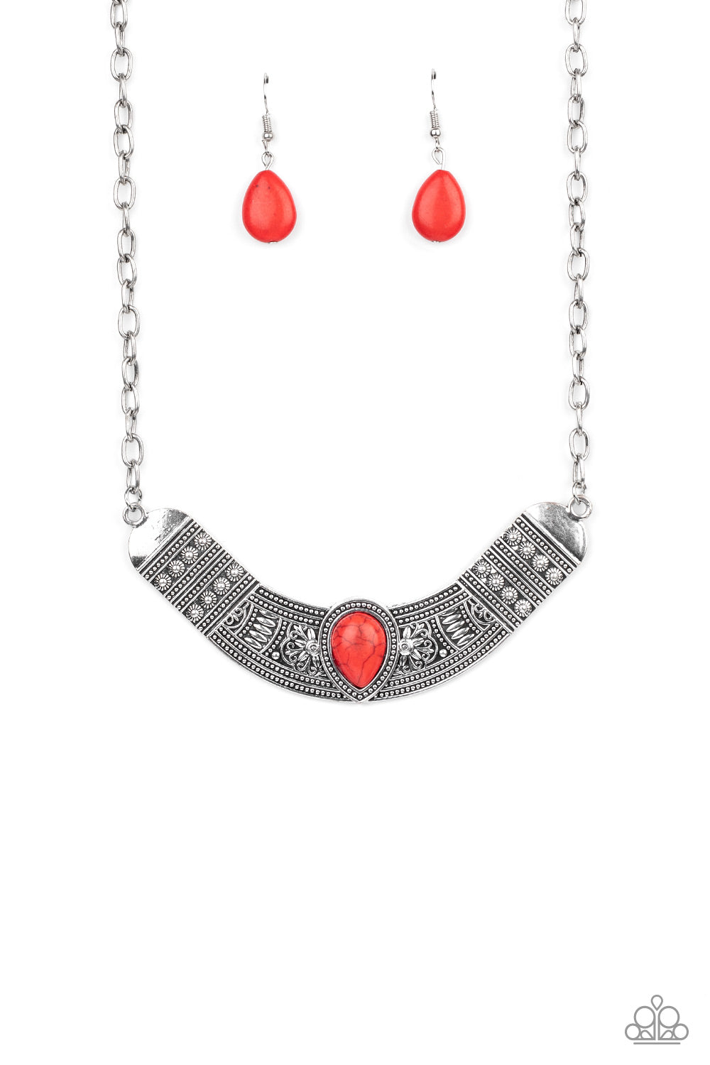 Very Venturous Necklace - Red