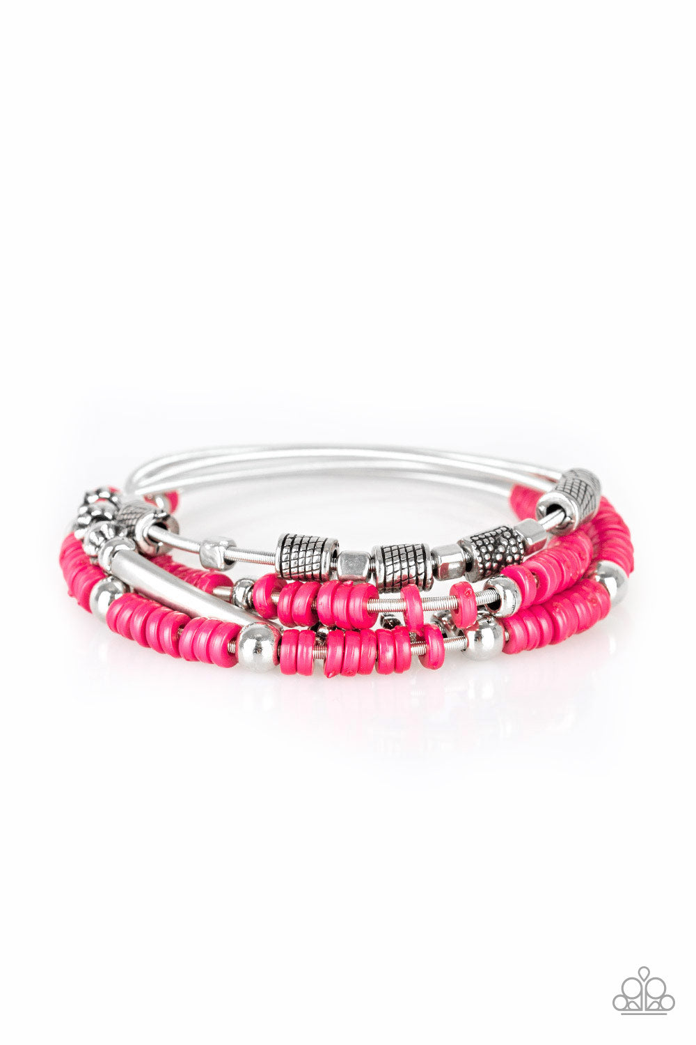 Tribal Spunk Bracelet - Pink