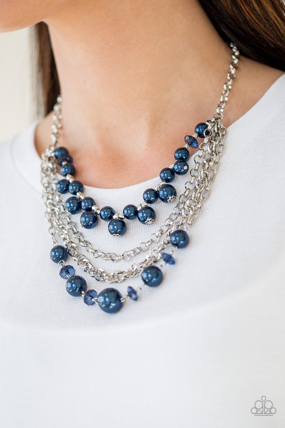 Rockin Rockette Necklace - Blue