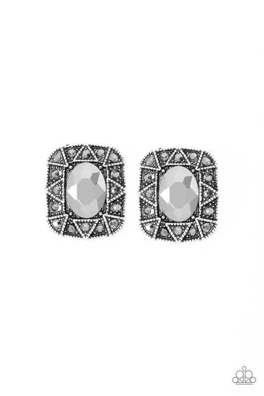 Young Money Earrings - Silver