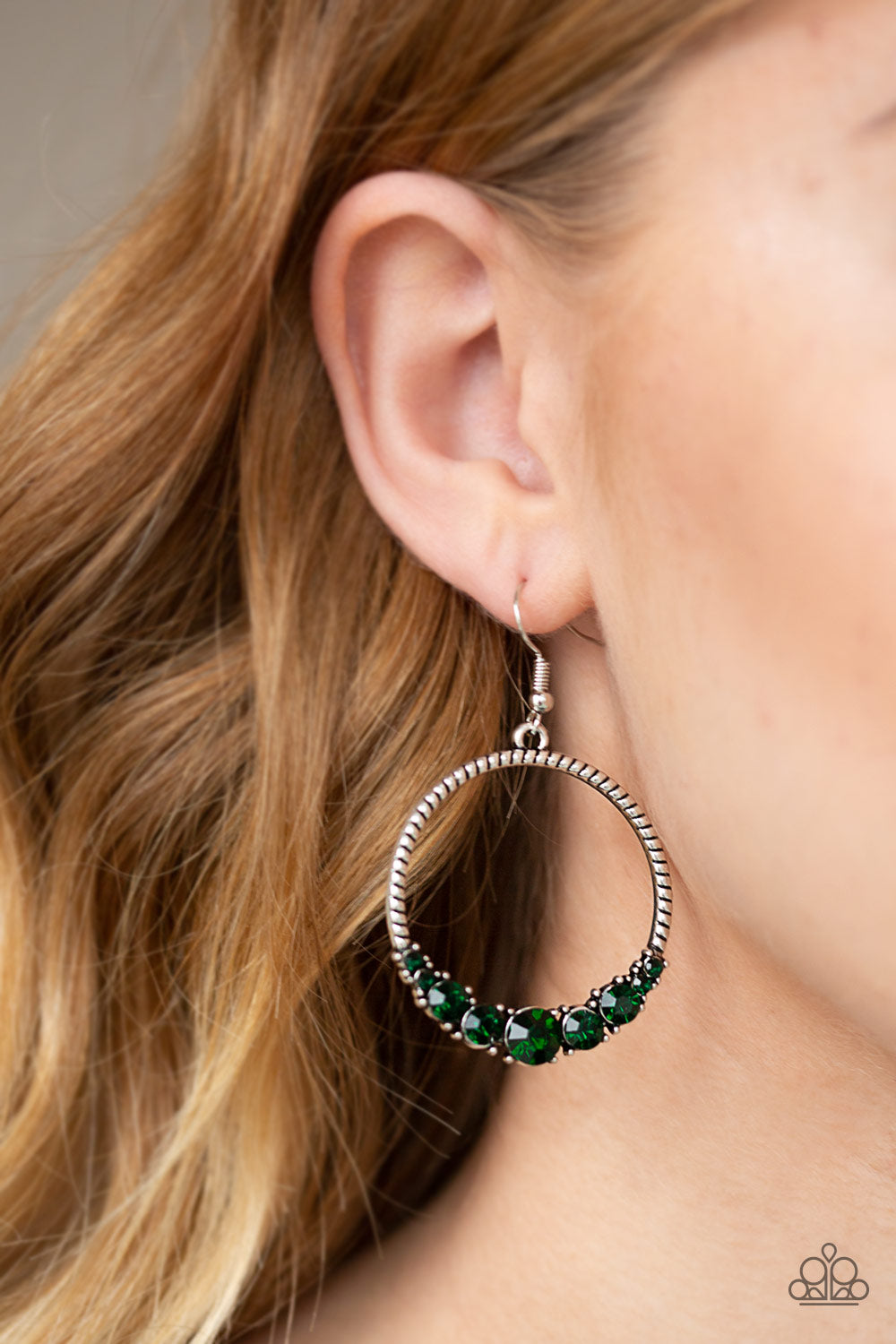 Self-Made Millionaire Earrings - Green