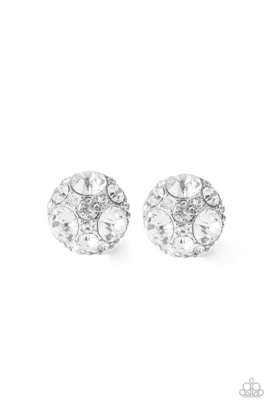Diamond Daze Earrings - White