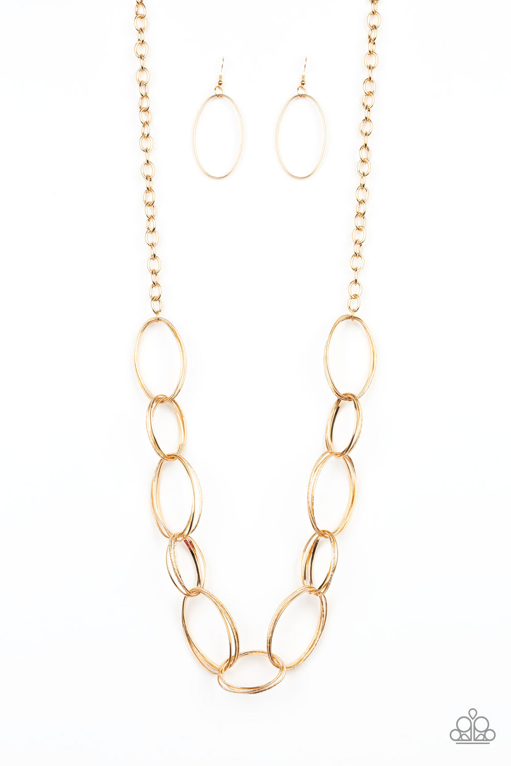 Ring Bling Necklace - Gold
