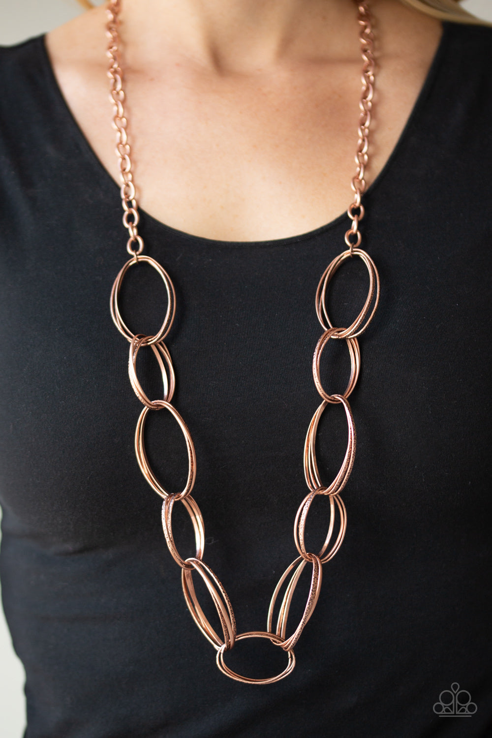 Ring Bling Necklace - Copper