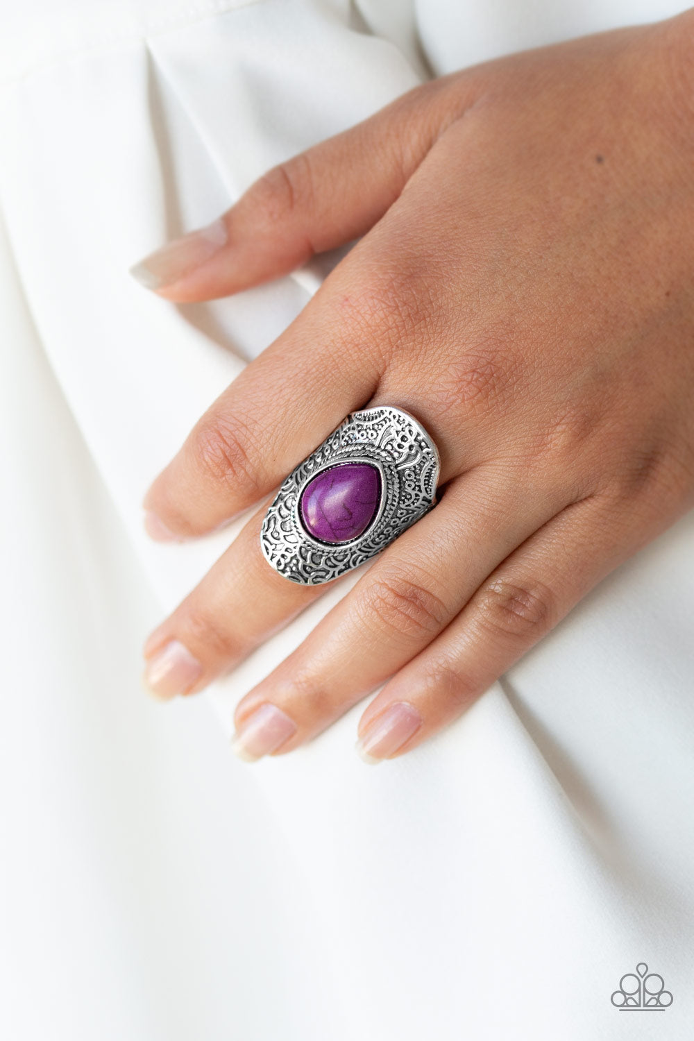 Southern Sage Ring - Purple