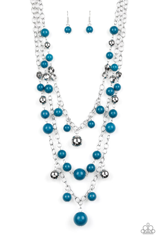 The Partygoer Necklace - Blue