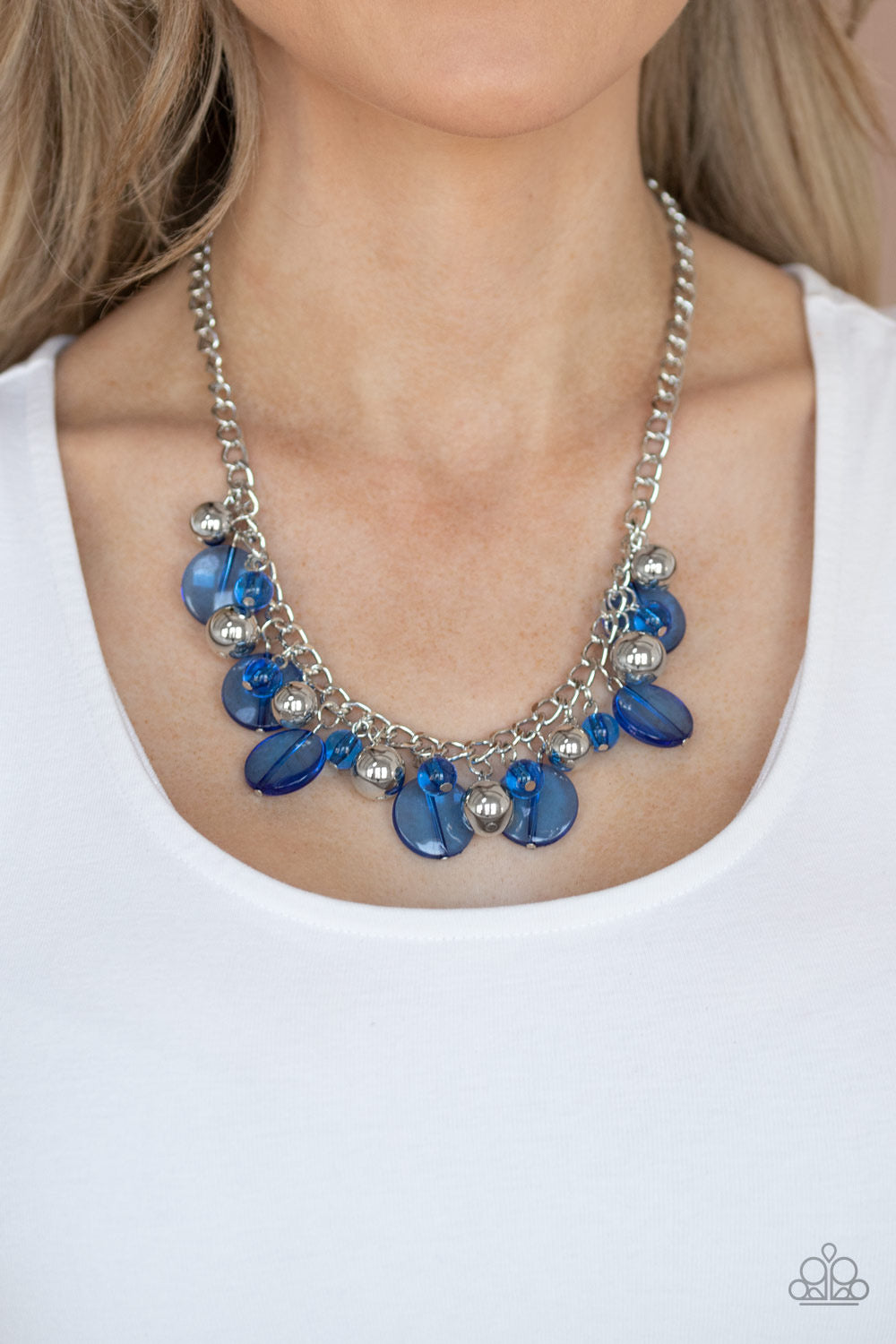 Gossip Glam Necklace - Blue