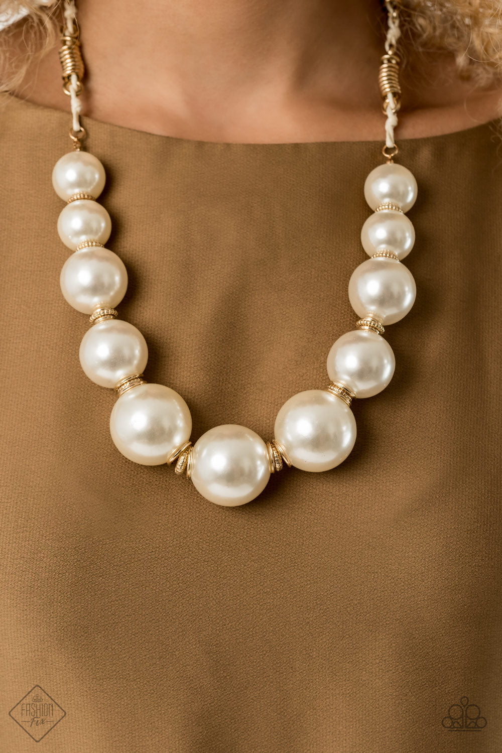 Pearly Prosperity Necklace - Gold