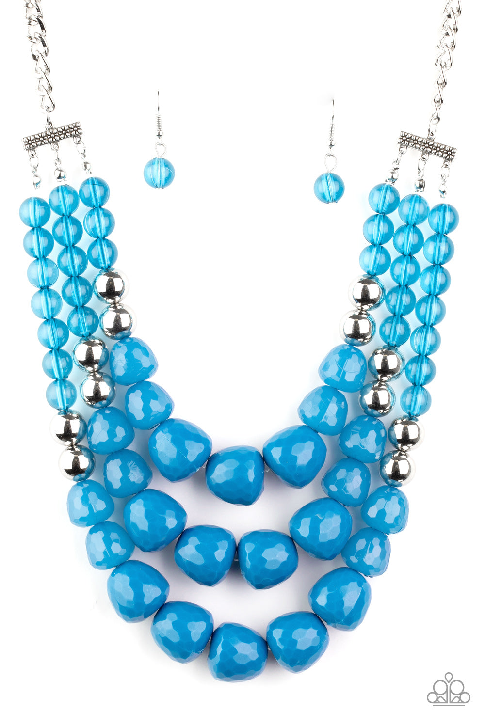 Forbidden Fruit Necklace - Blue