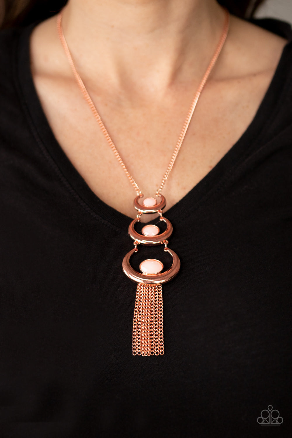 As MOON As I Can Necklace - Copper