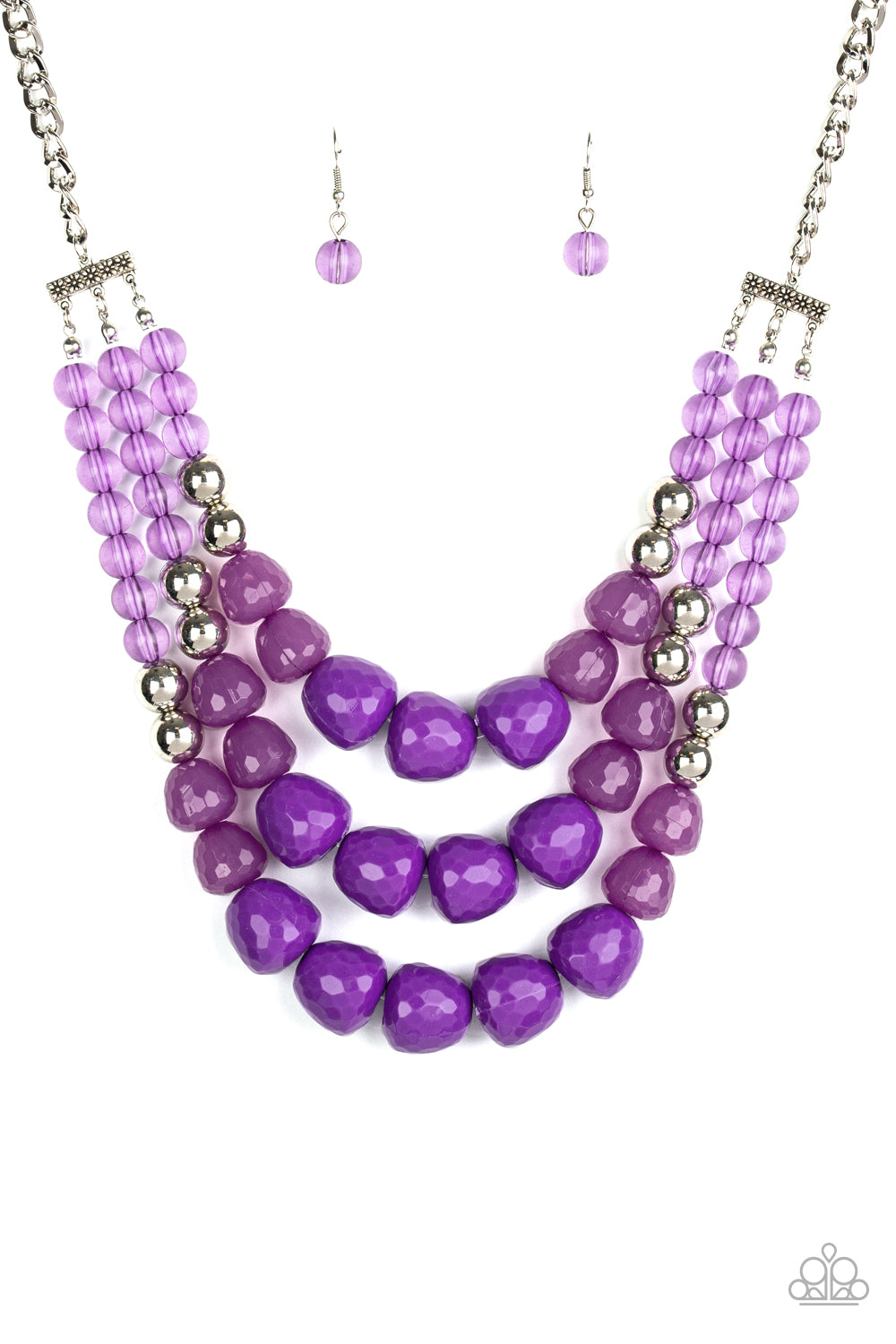 Forbidden Fruit Necklace - Purple