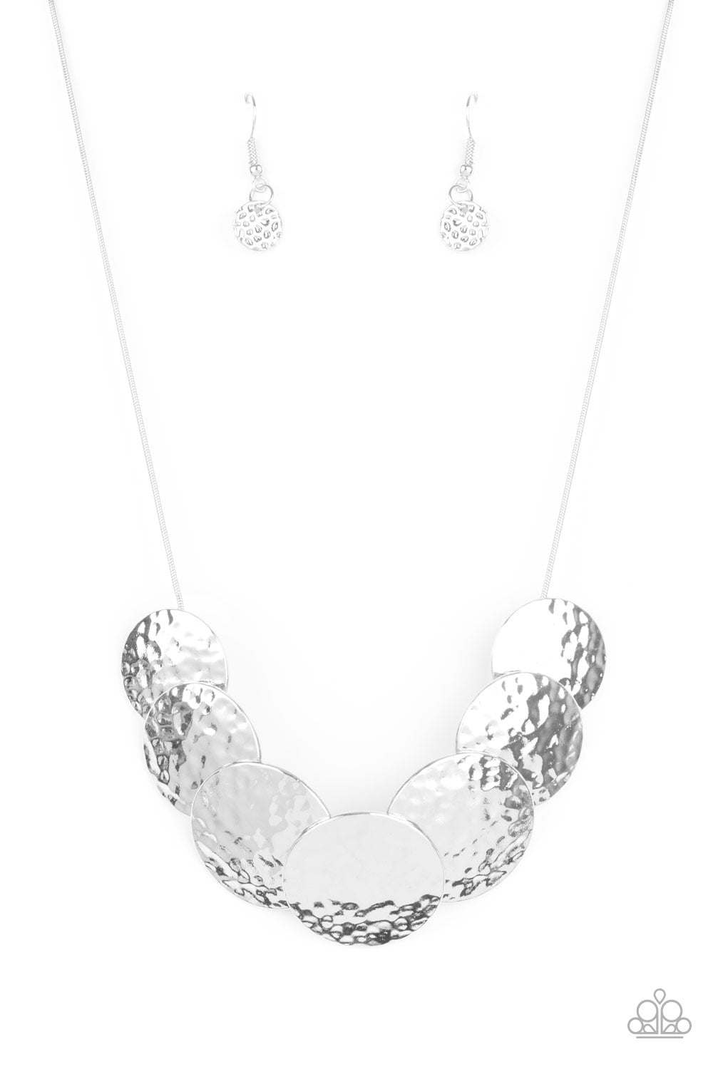 RADIAL Waves Necklace - Silver