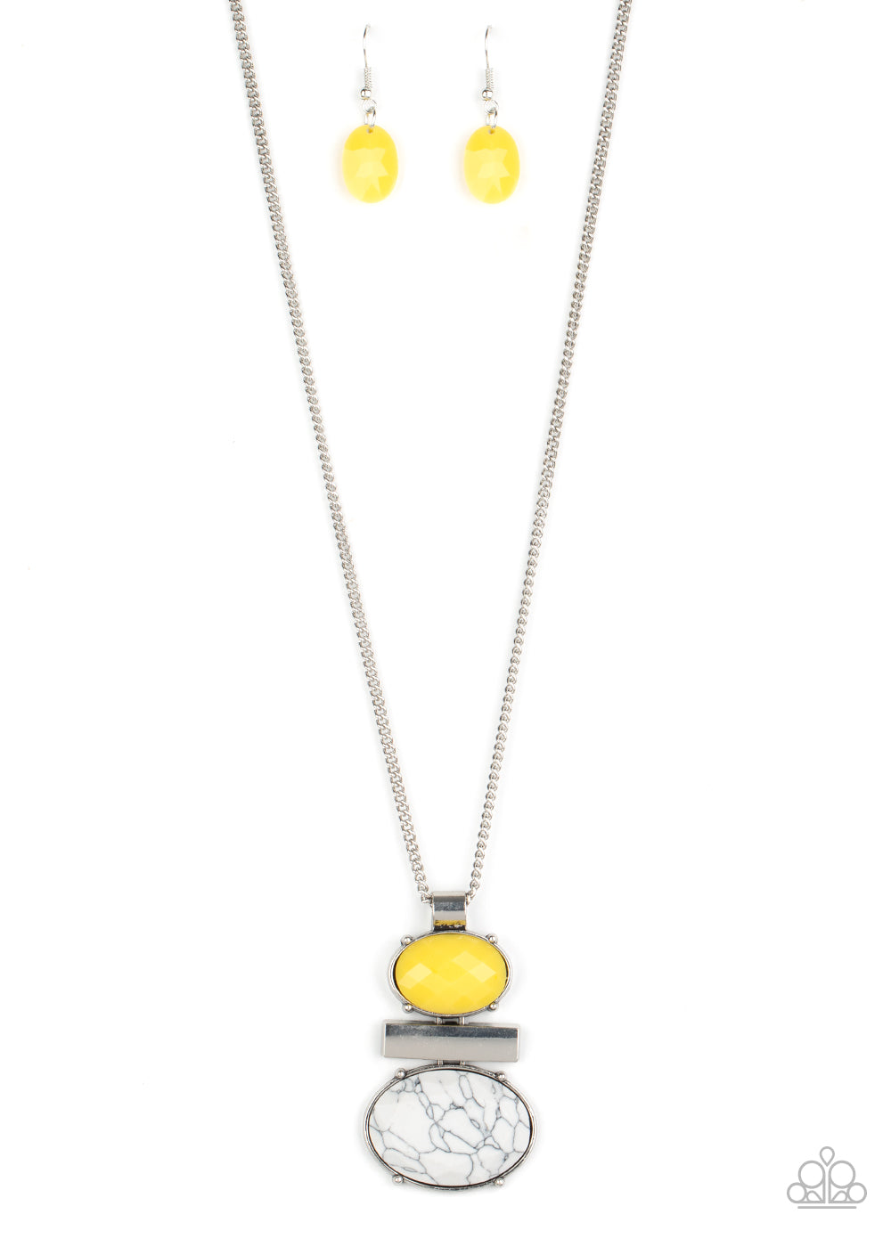 Finding Balance Necklace - Yellow