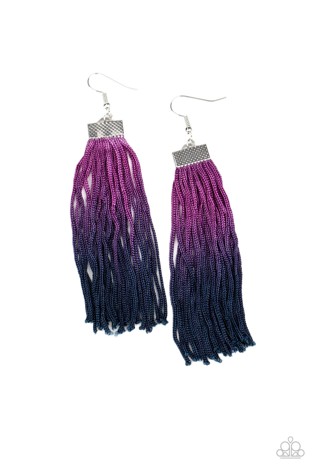 Dual Immersion Earrings - Purple
