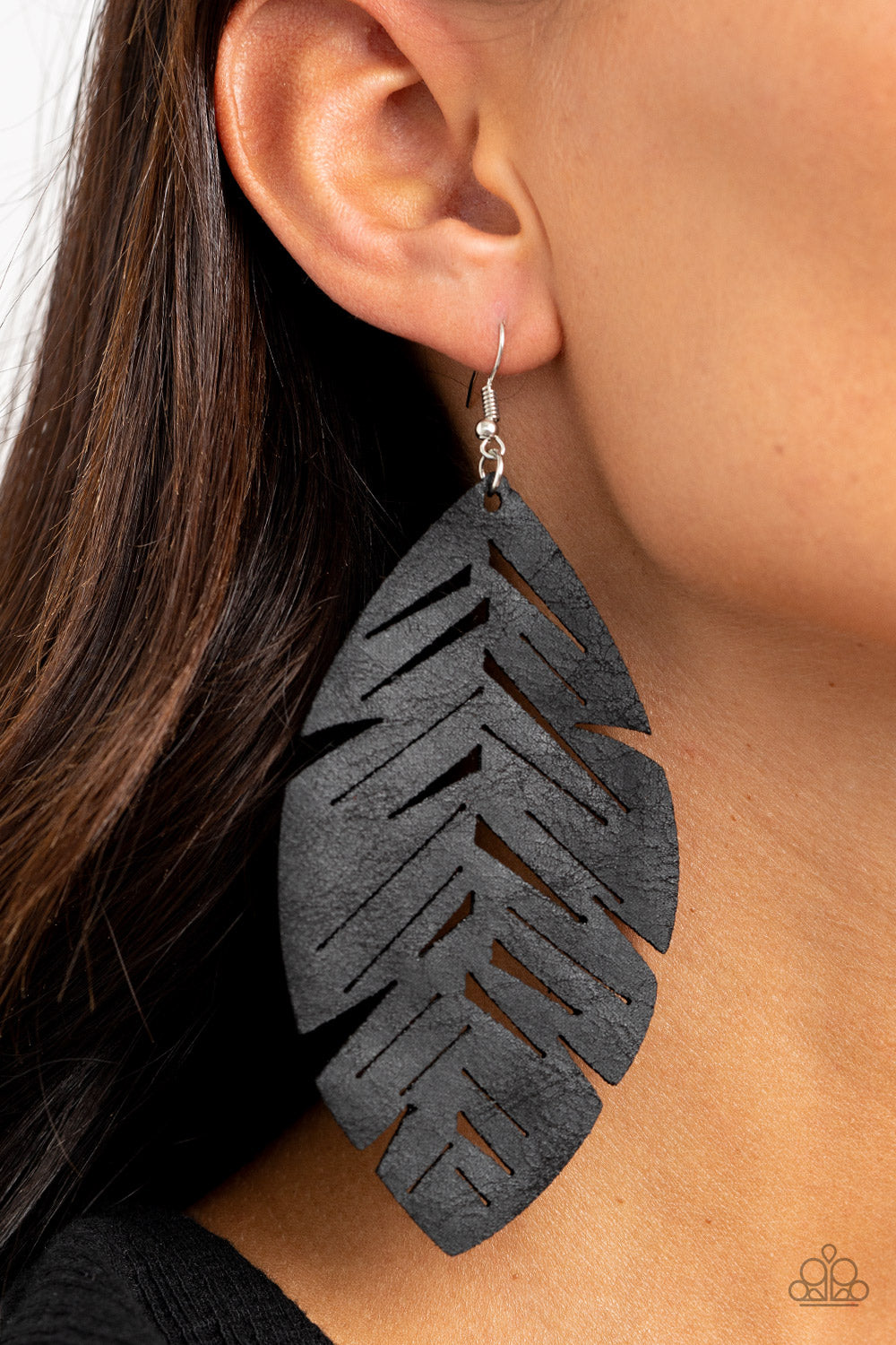I Want To Fly Earrings - Black