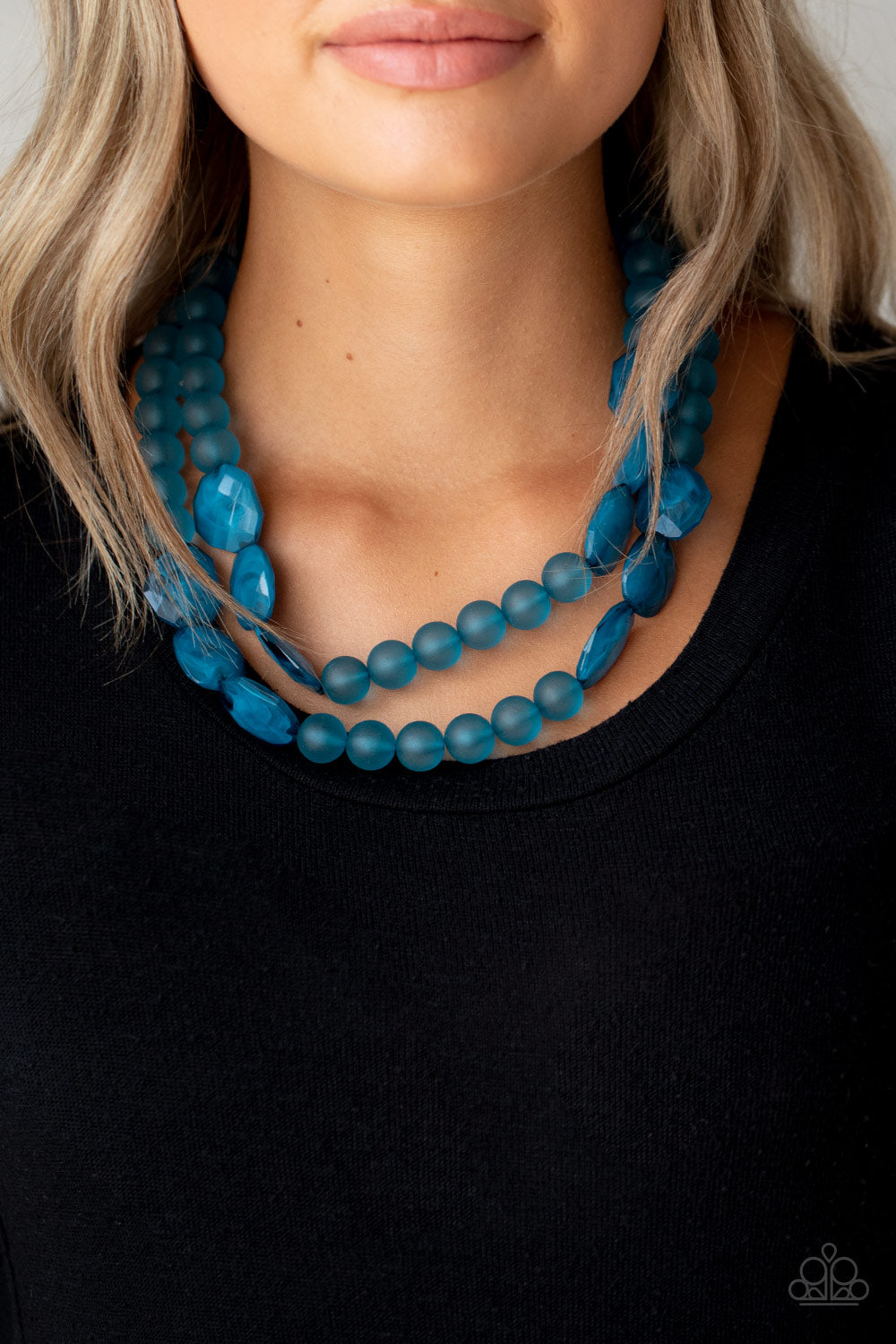 Arctic Art Necklace - Blue