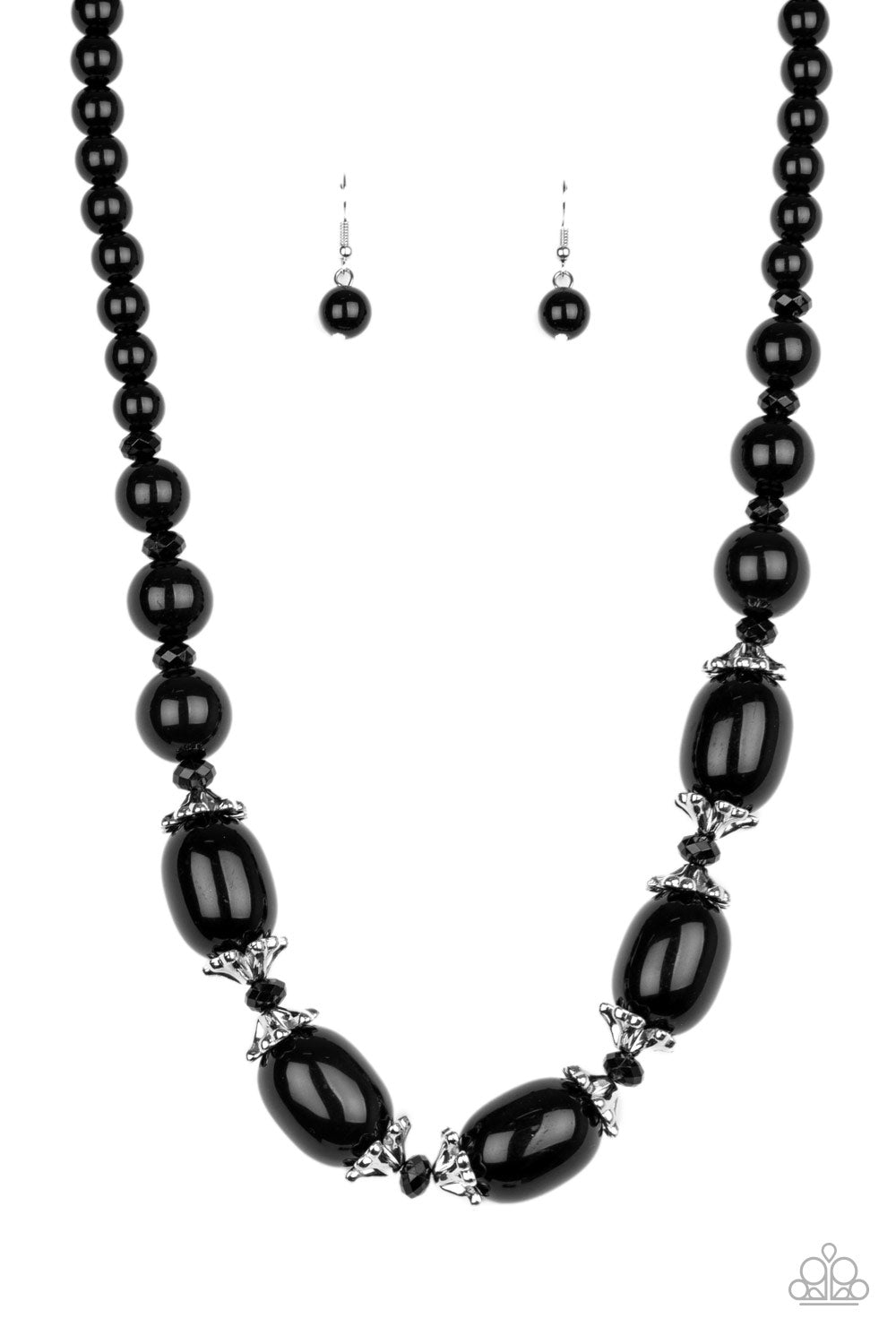After Party Posh Necklace - Black