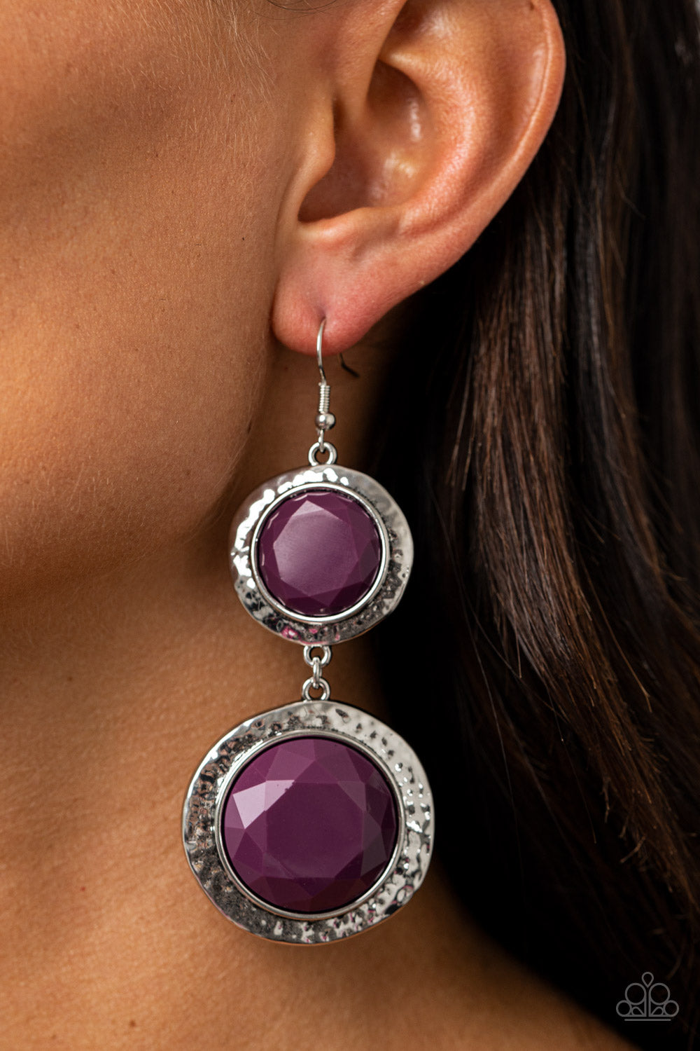 Thrift Shop Stop Earrings - Purple