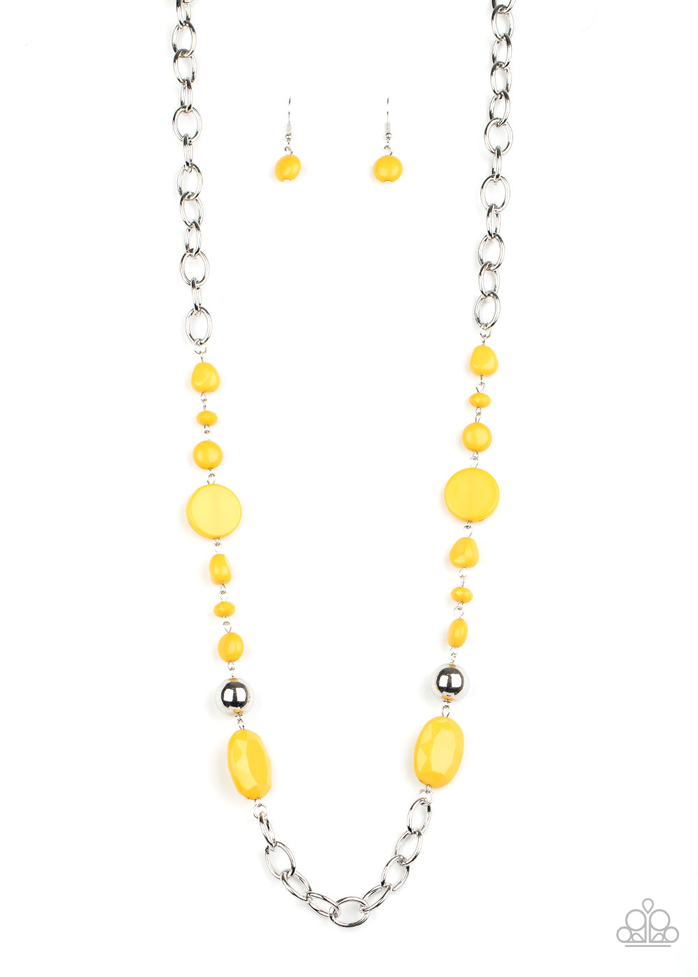 When I GLOW Up Necklace - Yellow