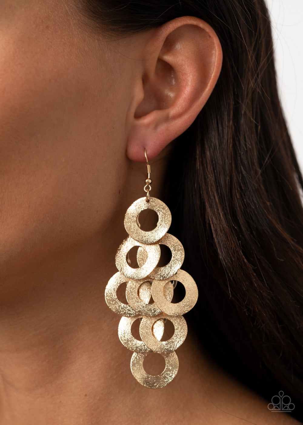 Scattered Shimmer Earrings - Gold