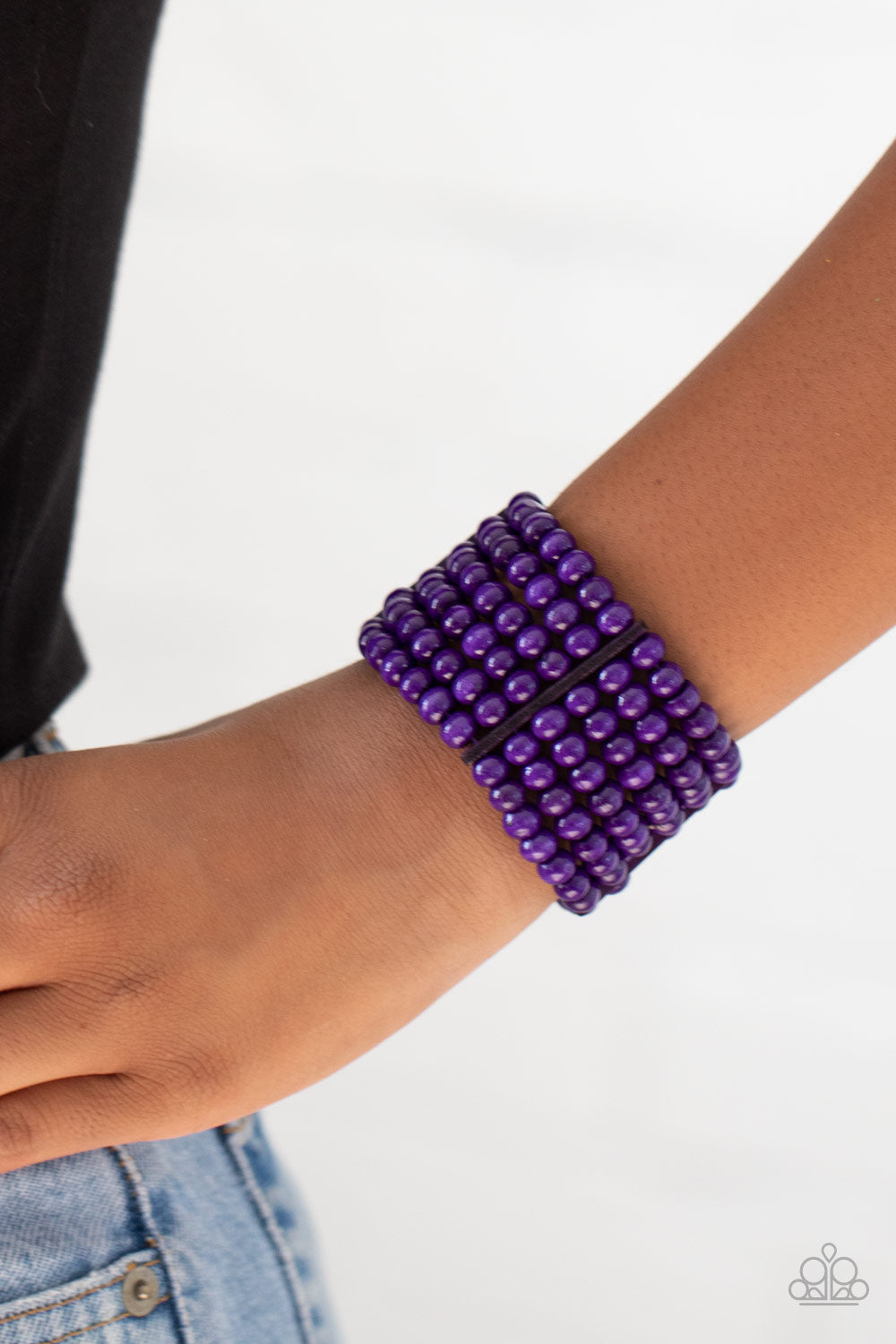 Tanning in Tanzania Bracelet - Purple