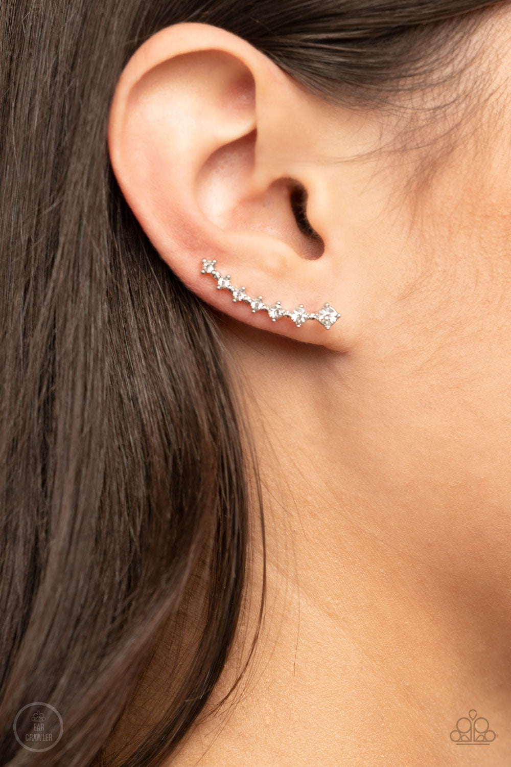 New Age Nebula Earrings - White