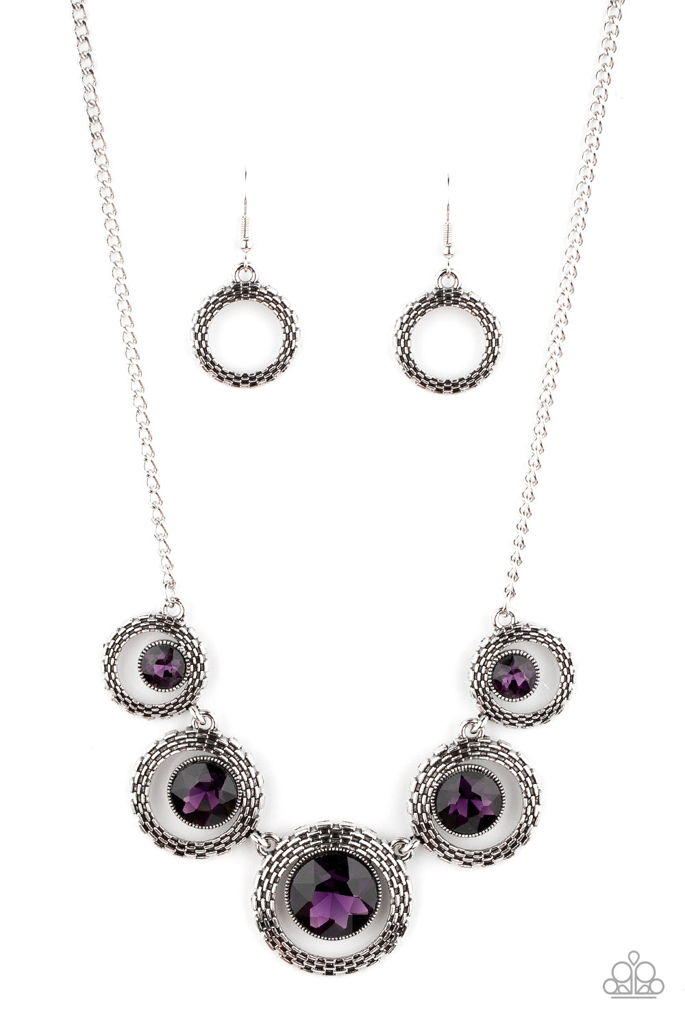 PIXEL Perfect Necklace - Purple