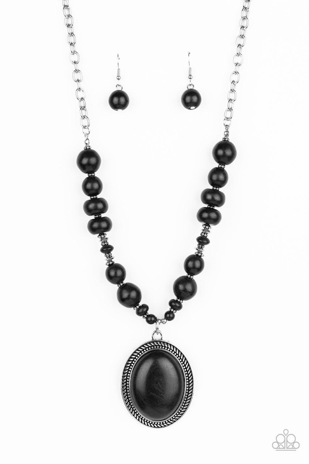Home Sweet HOMESTEAD Necklace - Black