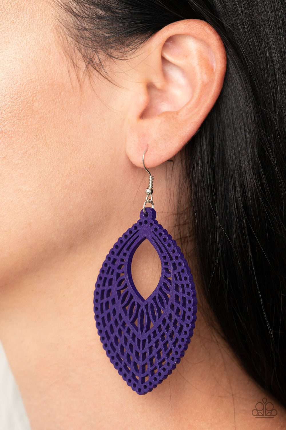 One Beach At A Time Earrings - Purple