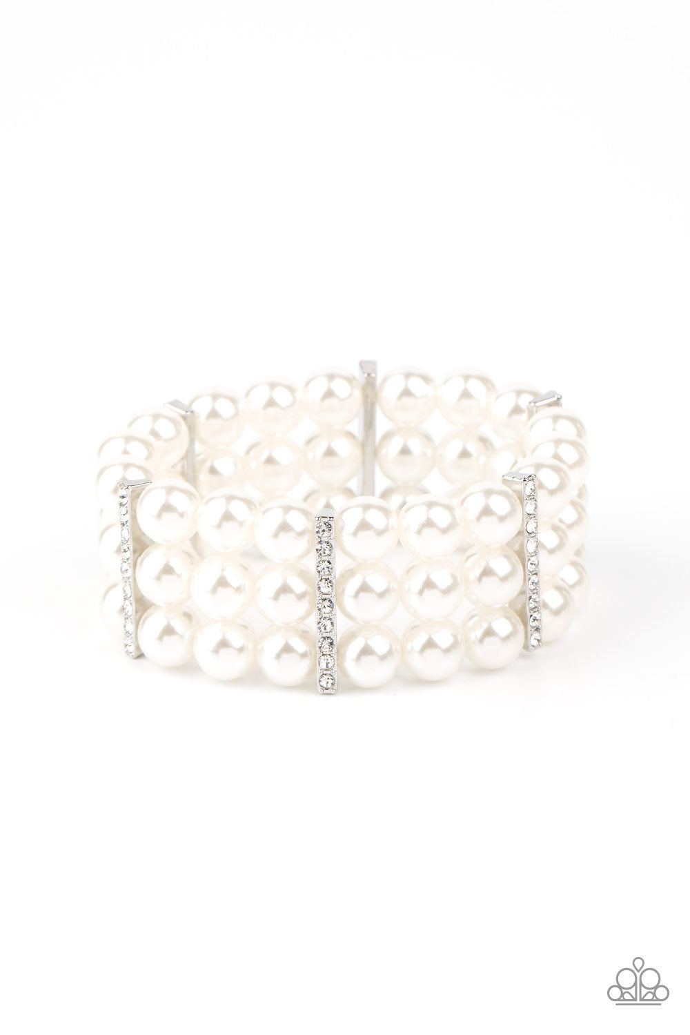 Modern Day Majesty Bracelet - White