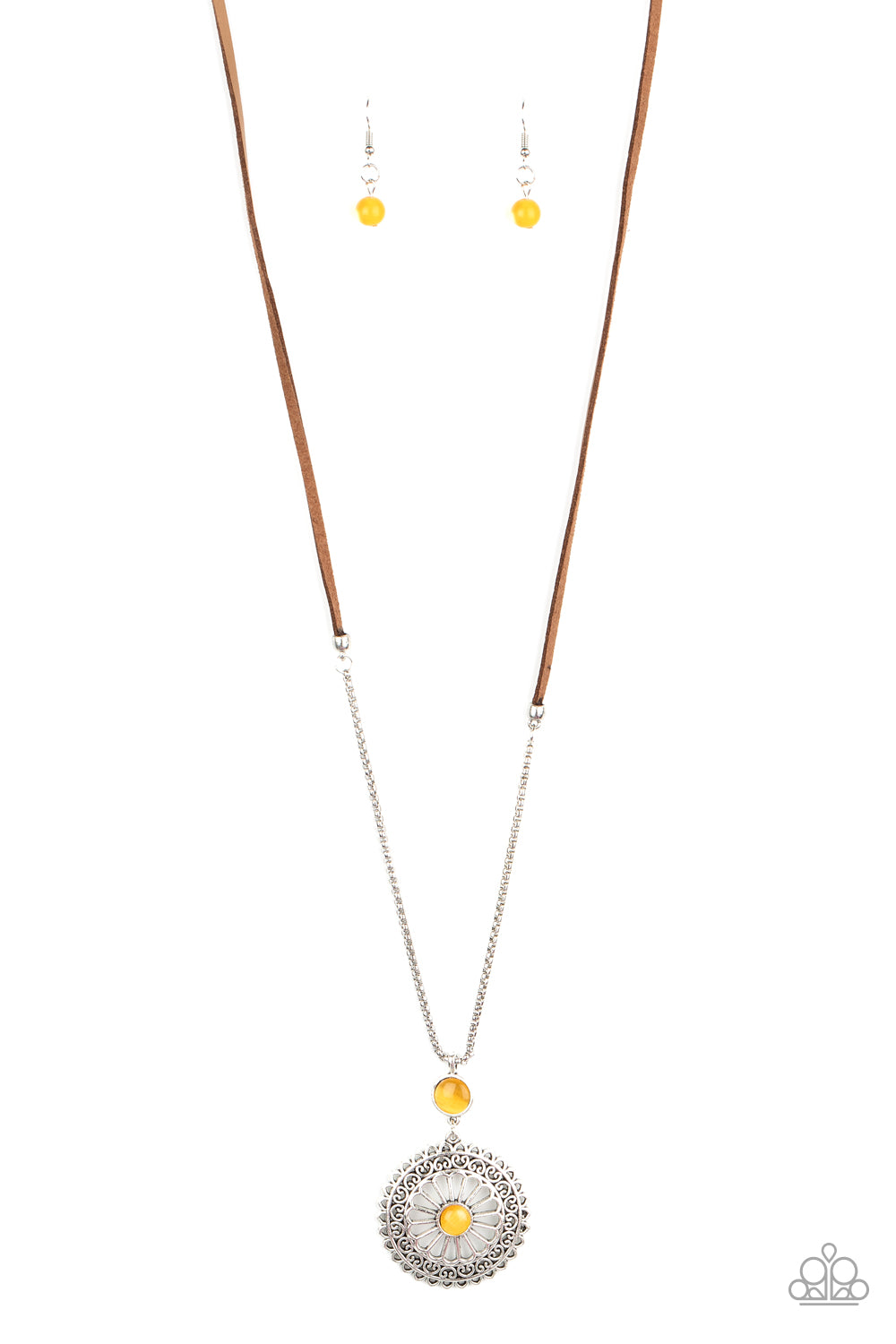 Where No MANDALA Has Gone Before Necklace - Yellow