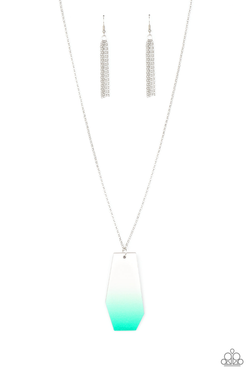 Watercolor Skies Necklace - Blue