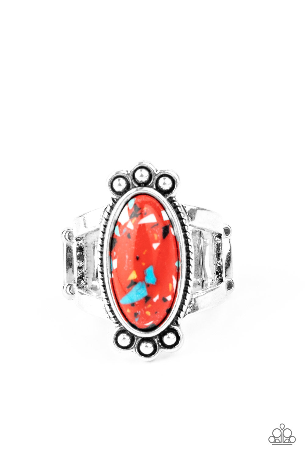 Psychedelic Deserts Ring - Red