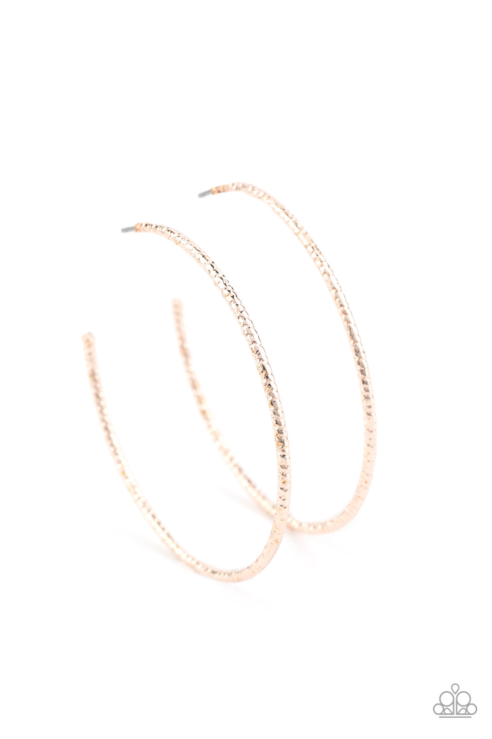 Inclined To Entwine Earrings - Rose Gold