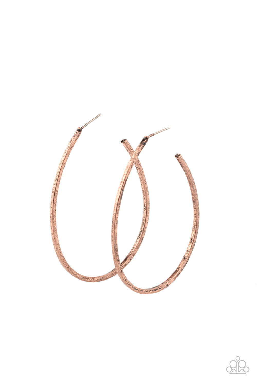 Cool Curves Earrings - Copper