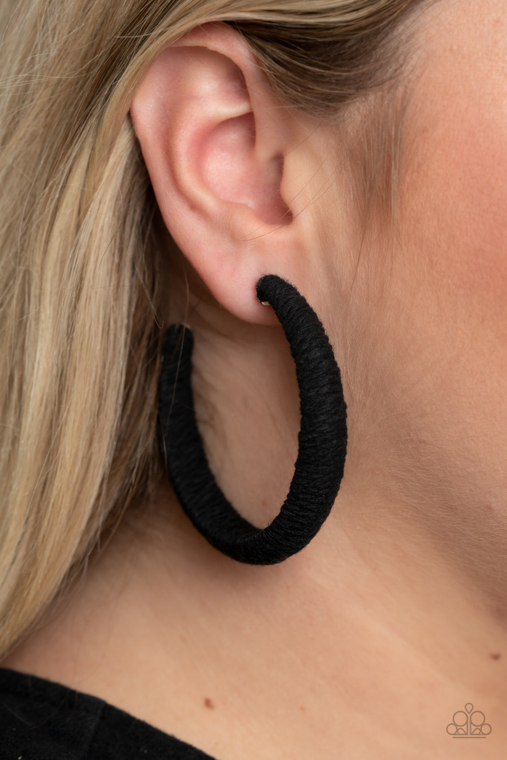 TWINE and Dine Earrings - Black