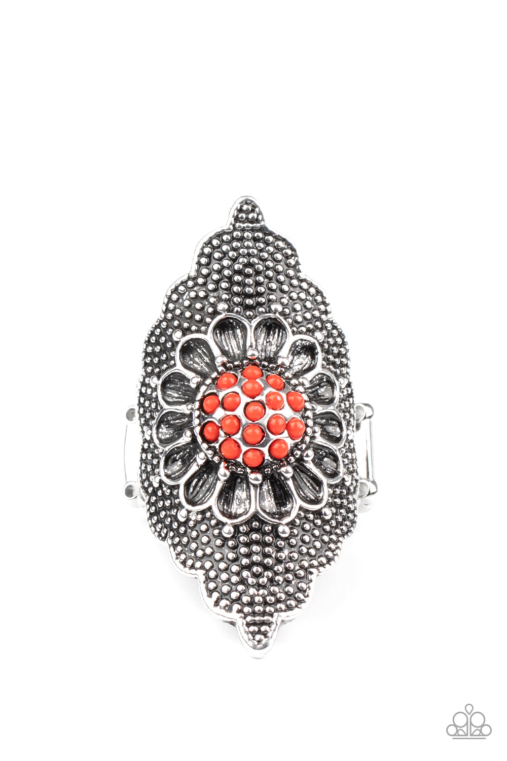 Wildly Wallflower Ring - Red