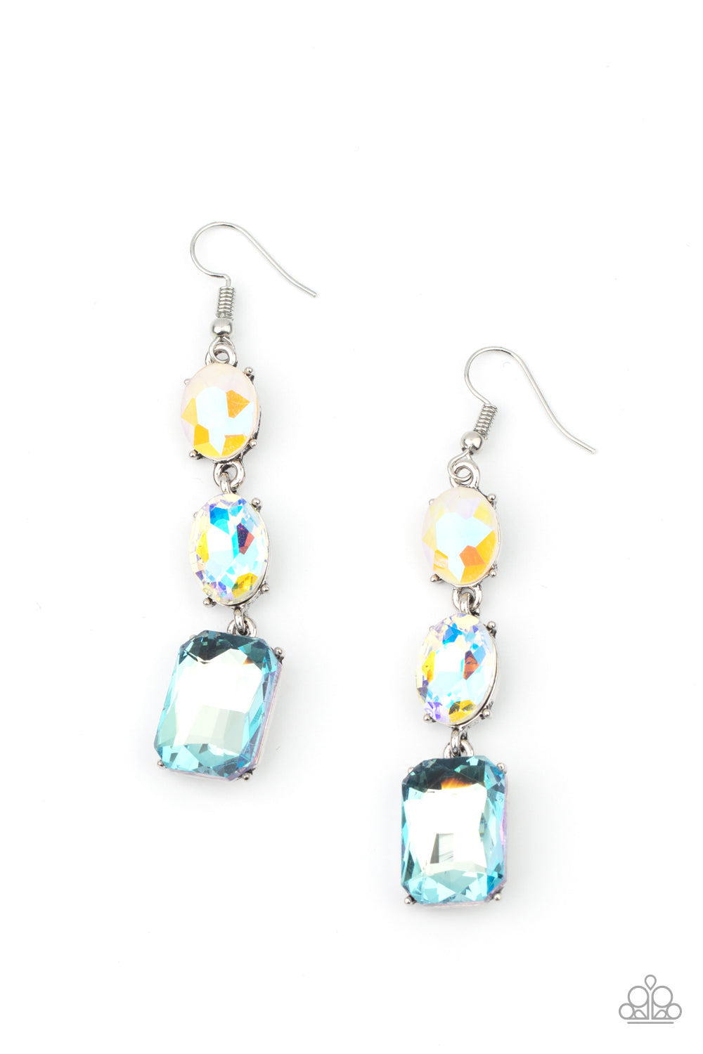 Dripping In Melodrama Earrings - Blue