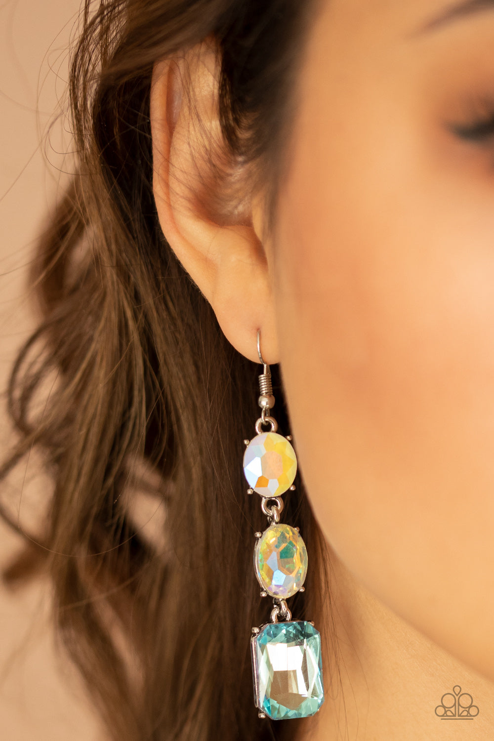 Dripping In Melodrama Earrings - Blue