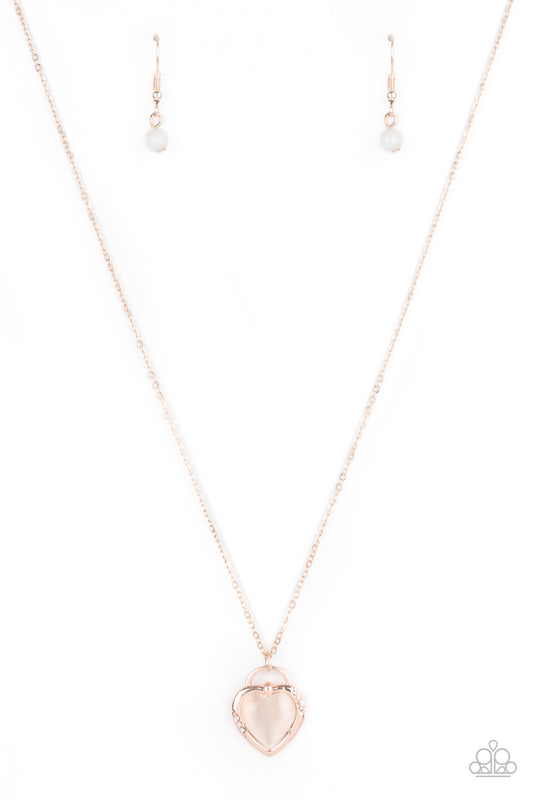 A Dream is a Wish Your Heart Makes Necklace - Rose Gold